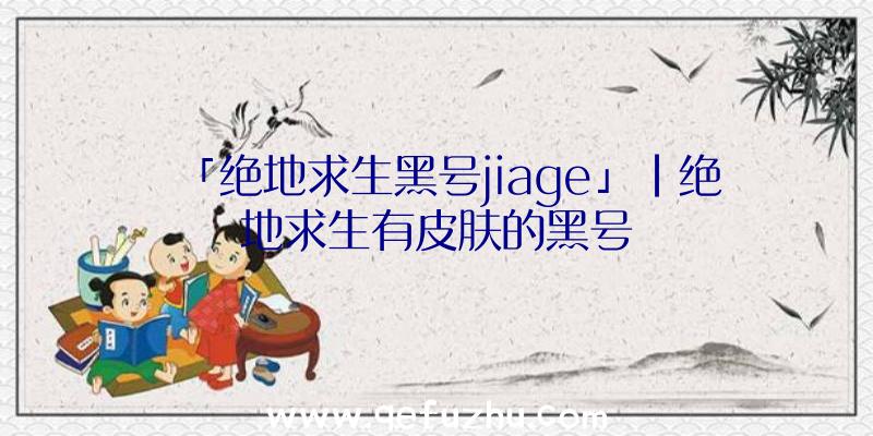 「绝地求生黑号jiage」|绝地求生有皮肤的黑号